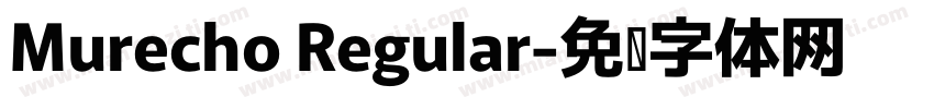 Murecho Regular字体转换